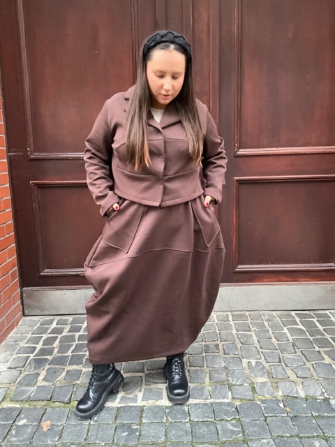 Żakiet AURA czekolada Wendy Trendy