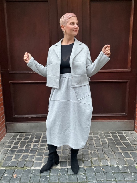 Żakiet AURA szary Wendy Trendy