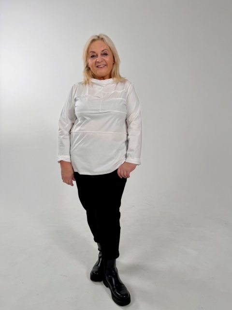 Bluzka CARMEN Wendy Trendy bianko