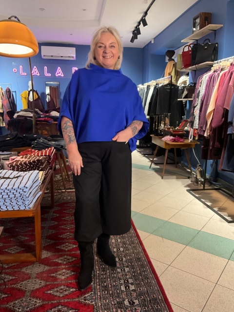 Bluzka KIMONO Miss City niebieski