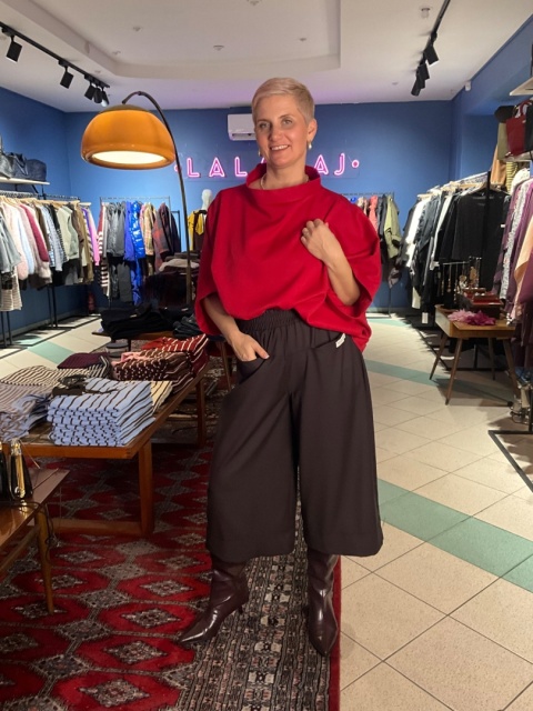 Bluzka KIMONO Miss City red