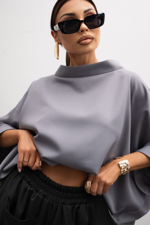 Bluzka KIMONO Miss City szara