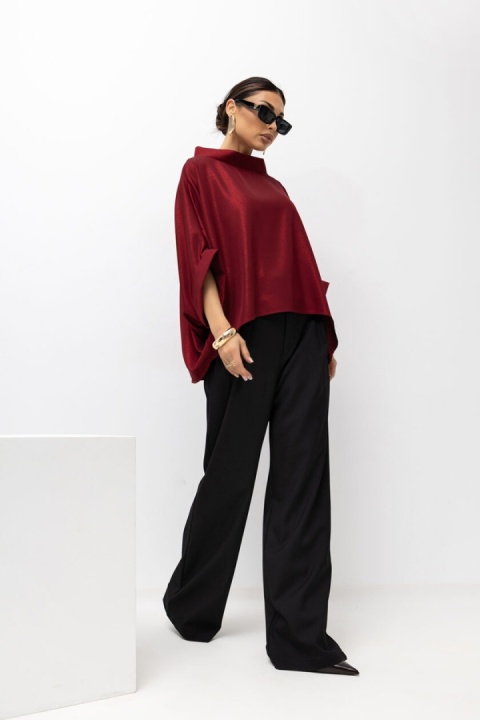 Bluzka KIMONO SHINE Miss City bordo