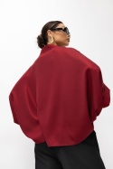 Bluzka KIMONO SHINE Miss City bordo