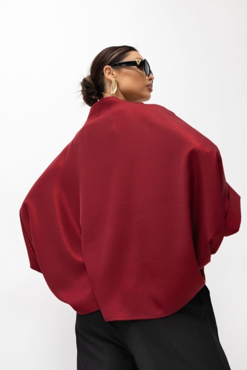 Bluzka KIMONO SHINE Miss City bordo