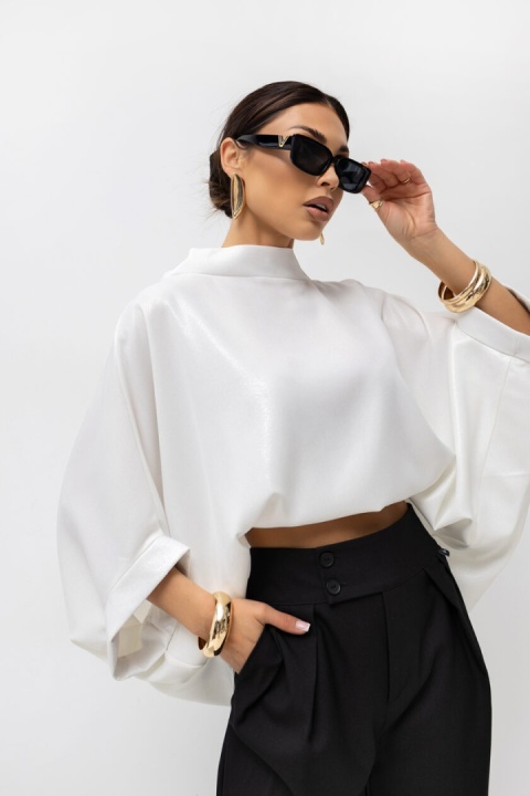 Bluzka KIMONO SHINE Miss City biała