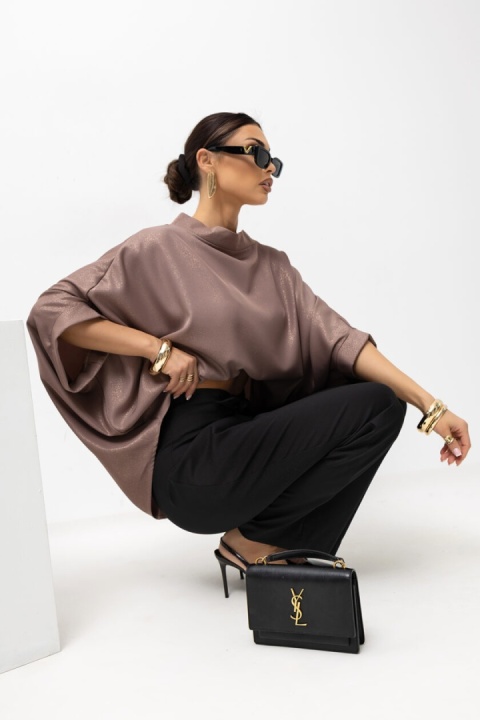 Bluzka KIMONO SHINE Miss City beż