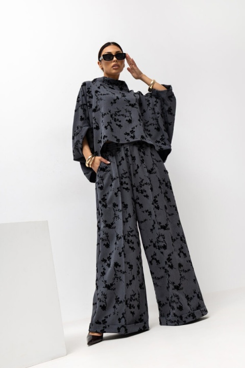 Bluzka KIMONO ROSE Miss City szary