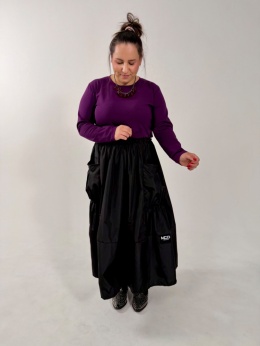 Bluzka basic HANA śliwka