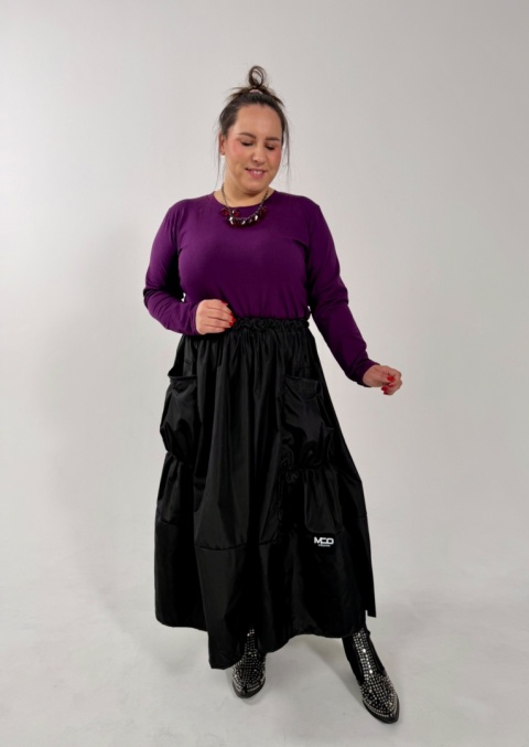 Bluzka basic HANA śliwka