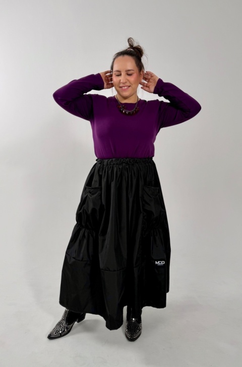 Bluzka basic HANA śliwka