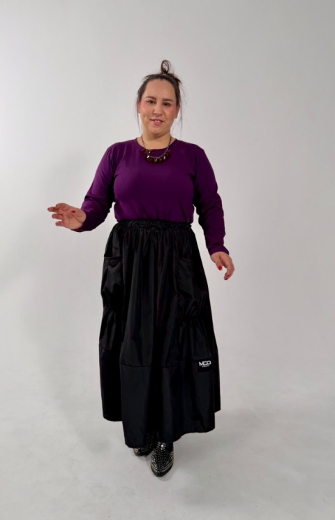 Bluzka basic HANA śliwka