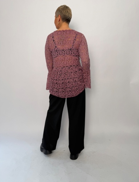 Koronkowa bluzka GLAMM róź