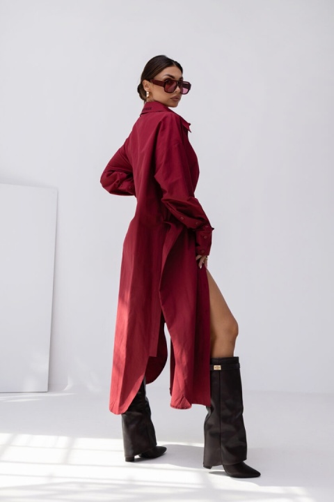 Koszula NEXT Miss City bordo