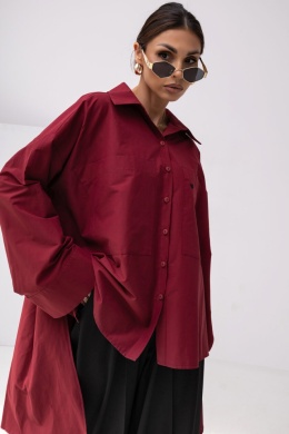 Koszula TOO Miss City bordo