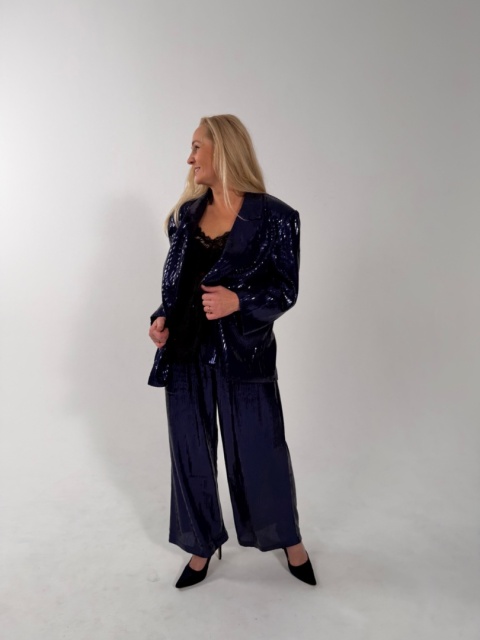 Marynarka CHICO cekiny blue