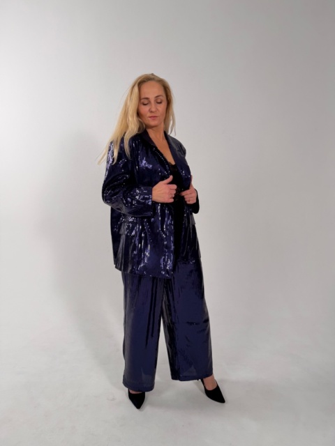 Marynarka CHICO cekiny blue