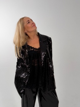 Marynarka CHICO cekiny czarna