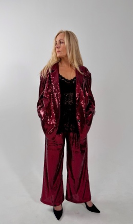 Marynarka CHICO cekiny red