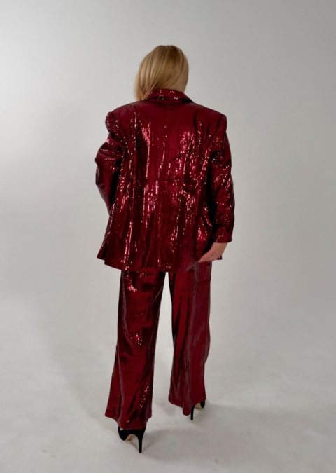 Marynarka CHICO cekiny red