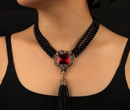 Naszyjnik LAKS czarny