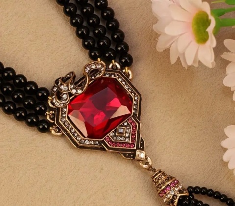 Naszyjnik LAKS czarny