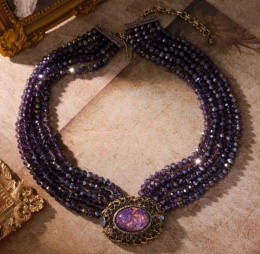 Naszyjnik MARIA lila