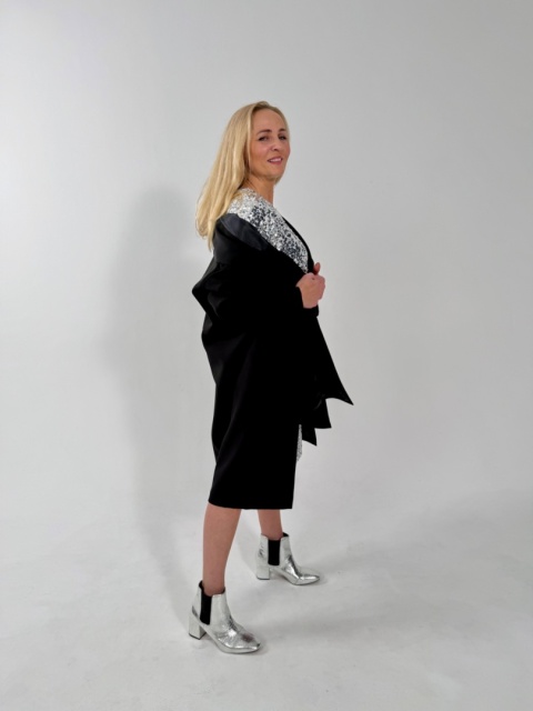 Płaszcz marynarka KELLY Wendy Trendy print