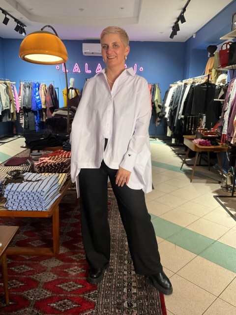 Spodnie DESERVE Miss City choco