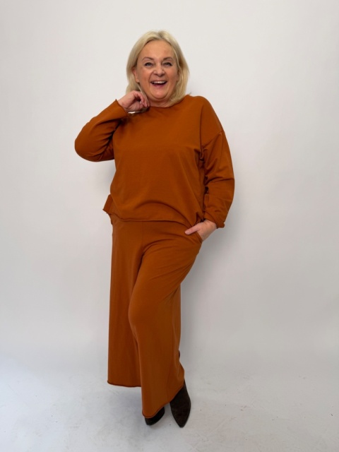 Spodnie Kuloty PRINI Wendy Trendy rude