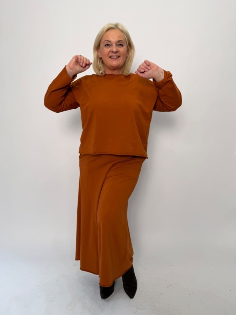 Spodnie Kuloty PRINI Wendy Trendy rude