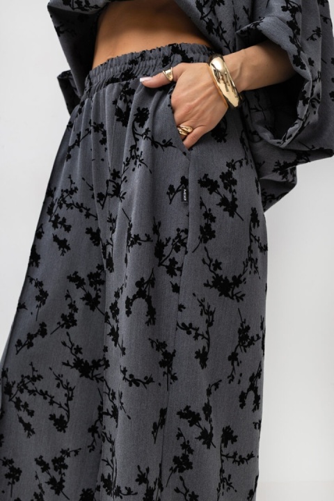 Spodnie ROSA Miss City Official szare