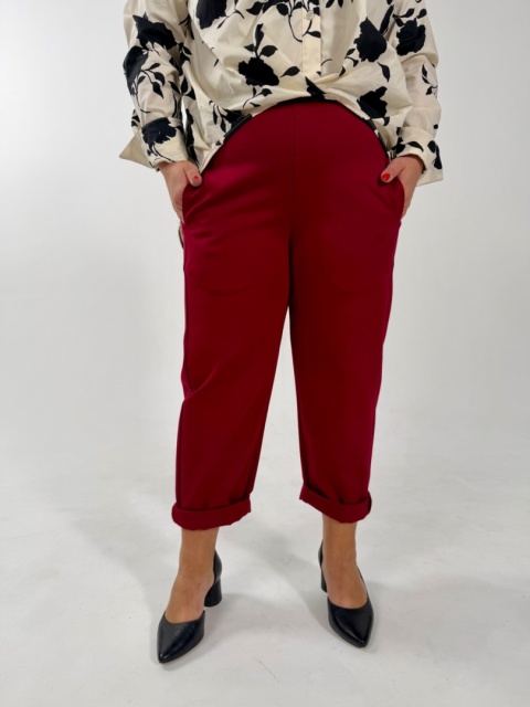 Spodnie TINA Wendy Trendy bordo