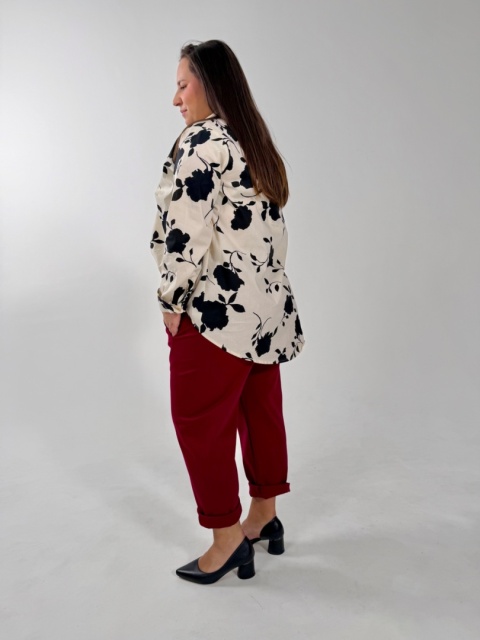 Spodnie TINA Wendy Trendy bordo