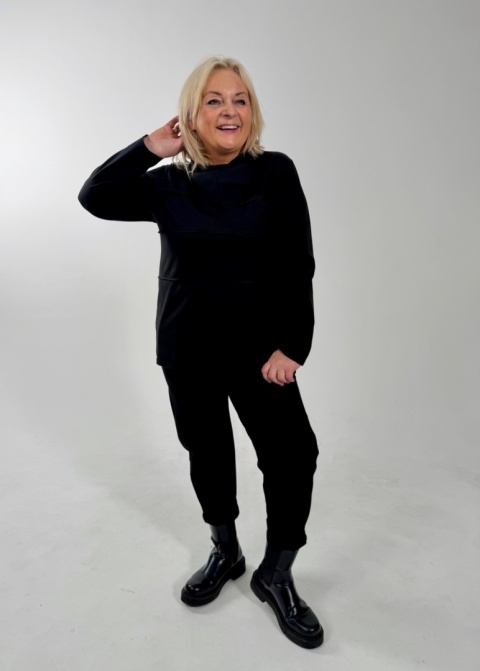 Spodnie TINA Wendy Trendy punto nero