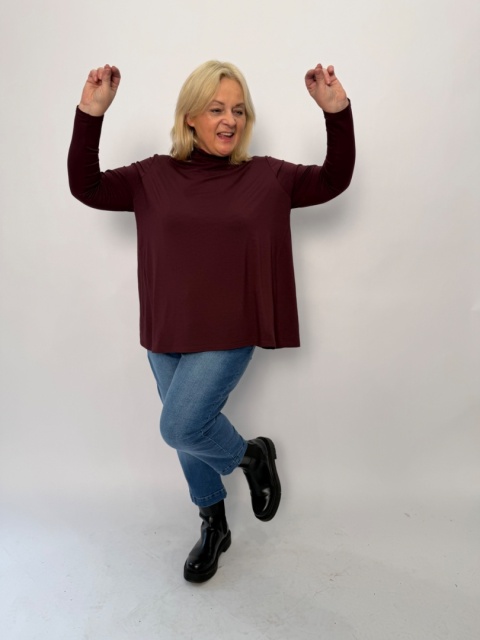 Spodnie jeansy BETA Rivabella boyfrendy niebieskie