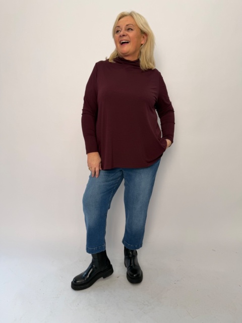 Spodnie jeansy BETA Rivabella boyfrendy niebieskie