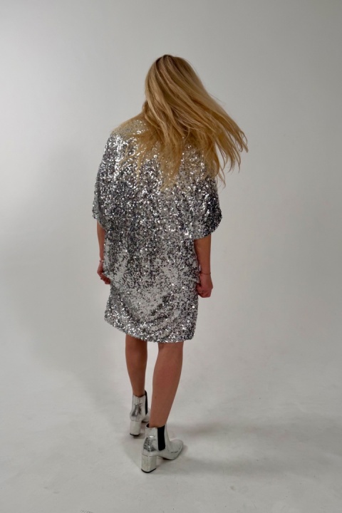 Sukienka ALEX silver cekiny