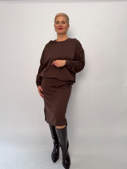 Sukienka BETI brązowa