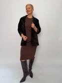 Sukienka BETI brązowa