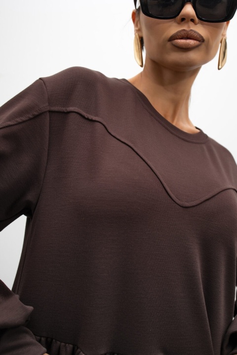 Sukienka FLOW Miss City choco