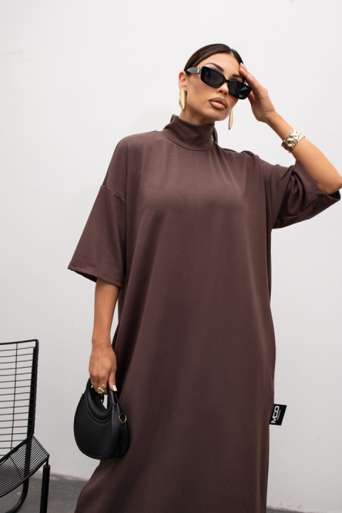 Sukienka STARS Miss City choco