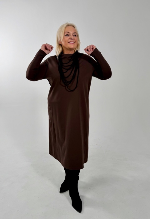 Sukienka FINA Rivabella czekolada