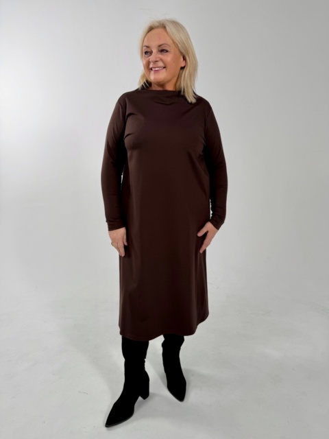 Sukienka FINA Rivabella czekolada