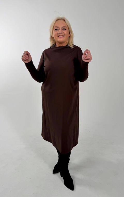 Sukienka FINA Rivabella czekolada