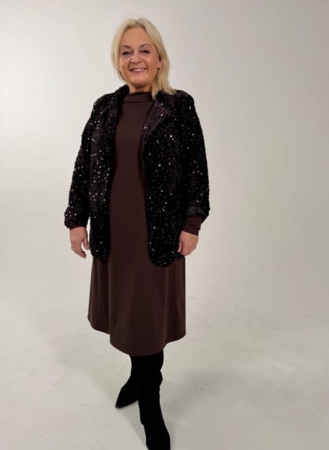 Sukienka FINA Rivabella czekolada