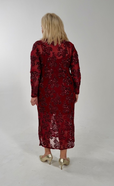 Sukienka VANESSA bordo