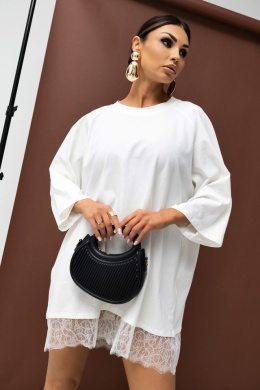 T-shirt COME Miss City Official biała