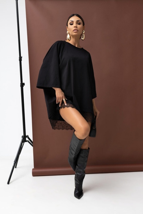 T-shirt COME Miss City Official czarna