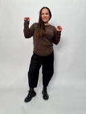 Bluzka basic HANA czekolada